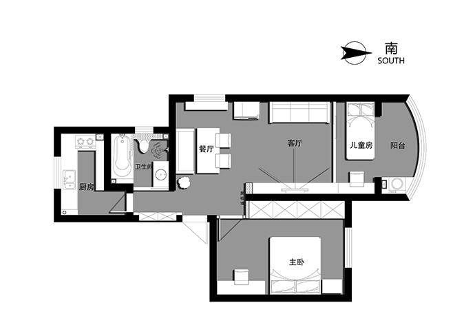 成都套餐裝修公司大晶裝飾公司|極富美感的北歐極簡(jiǎn)風(fēng)裝修案例