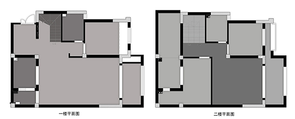 四居室躍層戶型圖 用深色系譜寫夏日樂章