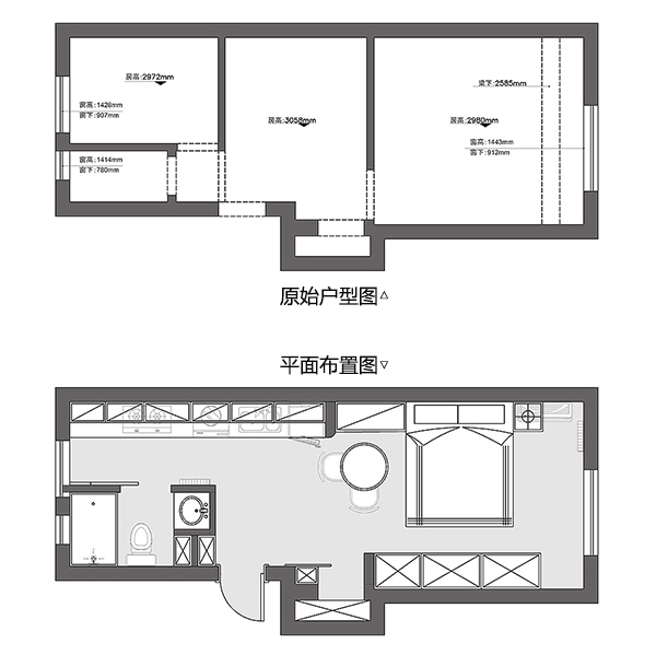 35㎡住宅公寓 原木+白色 超多收納的北歐簡(jiǎn)潔風(fēng)